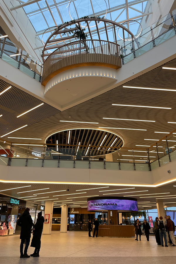 Panorama shopping center Interior concept