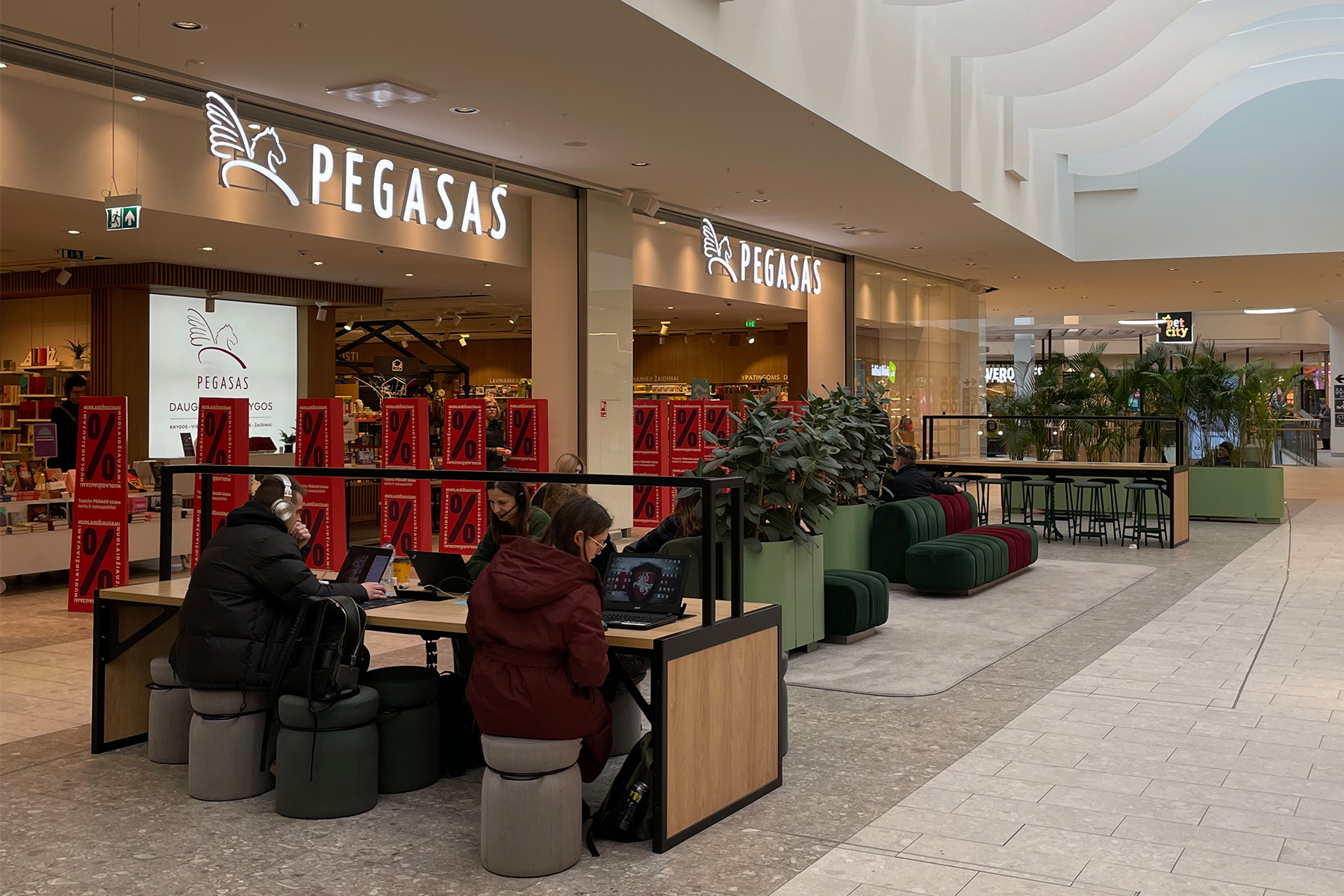 Panorama shopping center Interior concept